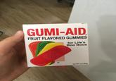 GUMI-AID FRUIT FLAVORED GUMMIES for Life's Boo Boos Net Wt. 3oz (85g)