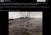 Maine @TheMaineWonk Subscribe Our $450,000,000 Alligator Alcatraz in Florida Everglades is already flooding. Wonder what's going to happen in a hurricane. Don't worry! 17,000,000 are set to lose their health care to help pay for it. We are not a serious country.