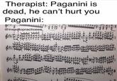 Therapist: Paganini is dead, he can't hurt you Paganini: @ineedtopracticeee 鮮 Fine 类