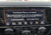 46°out. × Purchase Peace of Mind FlexCare Extended Care Premium plans are factory backed and offer you Peace of Mind in case of a mechanical breakdown. Press the "Call" button to speak to a specialist. Odometer must be less than 36,000 miles to purchase. Bluetooth Call OK i- OFF 0 N Media Climate Controls Apps Nav CarPlay Settings VOLUME G A/C R MUTE OFF AUTO GRORT SCREEN OFF BROWSE ENTER SCROLL FRONT REAR