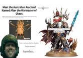 Meet the Australian Arachnid Named After the Warmaster of Chaos While the namesake might be one of the most destructive warlords in the setting, Shahan's quick to let us know "there's nothing to fear from Abaddon despoliator. They're harmless." (B) WARHAMMER COMMUNITY "there's nothing to fear from Abaddon They're harmless." harmless. there's nothing to fear from Abaddon despoliator. They're harmless." They're harmless."