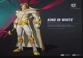 KING IN WHITE A COSTUME ADAM WARLOCK "Wrapped in an enigmatic energy, I sense a profound transformation within and around me..." First Appears in Marvel Rivals Season 3 303 FPS Z INSPECT ESC BACK