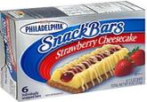 6 Individually PHILADELPHIA SnackBars Strawberry Cheesecake 6150284R5 TOTAL NETW