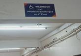 & WASHROOM For Physically Challenged on 4th Floor