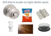 S--- that is louder at night starter pack: RUFFLES CHEDDAR & SOUR CREAM