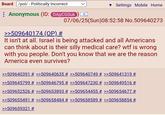 Board /pol/ - Politically Incorrect Anonymous (ID: DAPCGSuk ▼ Settings Mobile Home 07/06/25(Sun)08:52:58 No.509640273 >>509640174 (OP) # It isn't at all. Israel is being attacked and all Americans can think about is their silly medical care? w-- is wrong with you people. Don't you know that we are the reason America even survives? >>509640391 # >>509640635 # >>509640749 # >>509641319 # >>509645799 # >>509646795 # >>509647230 # >>509649516 # >>509652526 # >>509653893 # >>509654455 # >>509654677 # >>509655491 # >>509658484 # >>509658589 # >>509658854 # >>509659321 #