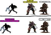 SIR, ISN'T THAT A GENESTEALERS HAHA, VERY FUNNY PRAISE THE FOUR-ARMED EMPEROR! OH S---!