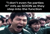 A "meme":https://knowyourmeme.com/memes/memes from "TikTok":https://knowyourmeme.com/memes/sites/tiktok using the celebration scene in "_Squid Game_":https://knowyourmeme.com/memes/subcultures/squid-game season 2, when "Seong Gi-hun":https://knowyourmeme.com/memes/seong-gi-huns-id-photo (Player 456) is cheering and celebrating with other players.