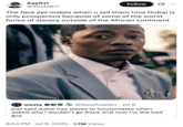 July 6th, 2025 tweet by @Xbski011 X user @Xbski011 tweeted, "The face ppl makes when u tell them how Dubai is only prosperous because of some of the worst forms of slavery outside of the African continent" in response to a tweet that read, "just said dubai has slaves to housemates when asked why I wouldn’t go there and now I’m the bad guy."