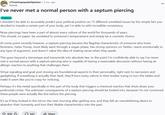 A Reddit post to /r/TrueUnpopularOpinions. The post is titled, "I've never met a normal person with a septum piercing."