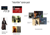 "Halo Killer" starter pack PlayStation 2 PS3 5.9 MEDIOCRE GREAT PRESENTATION UNNERVING Cons FRUSTRATING AI POOR PACING LOSES THE FEAR Multiplayer is dead after one year Piss filter Gritty/edgy atmosphere The main vehicle is a jeep with a turret Weapons have an ammo counter built in Tries too hard to be Halo Enemies are color-coded, based on their rank OOO 000 ה Rechargable health/shields