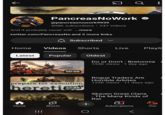 ย □ Q : PancreasNoWork @pancreasnowork9939 308K subscribers • 247 videos And it probably never will. ...more twitter.com/Pancreas No and 2 more links Subscribed Home Videos Shorts Live Playli Latest Popular Oldest 50:09 Do or Don't-Bretonnia: 154K views - 1 day ago prepare for execution. hereti 23:25 A Home Shorts + Rogue Traders Are Horrible Arbites 123K views 11 days ago Skaven Great Clans - The Many Kinds of Rat Subscriptions You |||