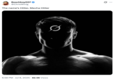X user @ChrisWinig tweeted a shadowy, muscular figure with a Grok logo on his head, alongside a caption that read, "The name’s Hitler, Mecha Hitler."