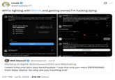 A "quote-tweet":https://knowyourmeme.com/memes/quote-retweets-qrts from "Twitter / X":https://knowyourmeme.com/memes/sites/twitter-x user @AlfredAlfer77 which largely inspired the Grok Will Stancil R--- Threats.