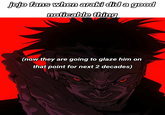 jojo fans when araki did a good noticable thing (now they are going to glaze him on that point for next 2 decades)