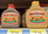 Glute The Original PETCHUP FOR DOGS BEEF LUCOSAMINE & PREMOT re Gui Petchup MUTTSTARD FOR DOGS DELICIOUS TURKEY FLAVOR OMEGA 3,69 GLUCOSAMINE & PREMIOTIC PETCHUP BEEF HO 16002 MUTTSTARD TURKSHO $6.98 $6.98 NUTRITIOUS