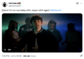II GIF PRYSMA @prysmatoo Damn I'm on my baby s---, oops I s--- again #Babytwt 1:36 PM ⚫ Jul 9, 2025 351.4K Views • Q
