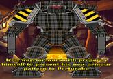 о Iron warrior warsmith prepares himself to present his new armour pattern to Perturabo 000