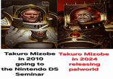 emeraldforger.artstation.com AP Takuro Mizobe Takuro Mizobe in 2010 going to the Nintendo DS Seminar in 2024 releasing palworld