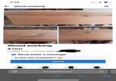 7:14 ← Wood working Wood working $150 Listed over a week ago in Send seller a message Is this still available? Send סוי facebook.com