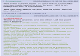 Anonymous 09/05/22(Mon)14:36:34 No.4294466 You enter a white room. To your left is a beautiful woman made lawful to you, to your right is an orangutan with a xylophone. You can only spend 24 with one of them, who do you choose? >>4294468 # >>4294509 # >>4296477 # Anonymous >>4294466 # 09/08/22(Thu)00:31:15 No.4296477 There is one answer, and no other. Let me paint you a picture. >you enter a white room, nothing inside but two doors. >one labeled "beautiful woman", other "xylophone Orangutan❞ >you go into the "beautiful woman" door, 24 hours of non stop nagging about random s---. >go into orangutan door, the hippest primate you ever did see is staring at you >the only thing in his eyes is pure happiness at what's in front of him >you both jam out together, taking turns on the xylophone >you bid him a-due, and say your eternal goodbyes. >you remember him fondly for years to come >one day, your in a dark alleyway, and getting mugged >suddenly, you hear the sounds of a xylophone. >your mugger is knocked down with the force of 1000 notes >"you saved my life all those years ago, now I save yours, Ooo ah ah" >you shed a tear