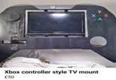 TECHWOOD Y X B A Xbox controller style TV mount £50