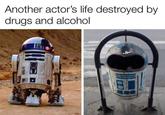 Another actor's life destroyed by drugs and alcohol