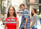 The other party members The Patron Their Current Warlock