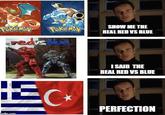 POKEMON POKEMON Pokémon vedyslue SHOW ME THE REAL RED VS BLUE I SAID THE REAL RED VS BLUE EC PERFECTION ngilp.com
