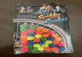 No. 9046 For Ages 4 and up Contains 36 Spoke Beads. Snap-on Spoke Beads with Flash, Dash and Clickety- clack sounds! •Fits all standard and BMX Spokes Spitty Spokes TM ard toys, Ltd Patent Pendin MADE IN CHI 200 AYY 100-