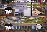 Washington D.C., 1904 You're taking a stance against Yes, be sure to relay it. another Dixie controversy? Surely the Deep South won't overreact here. انا u/-et37- Later: The President said that Lynching people is bad. How DARE that Yankee infringe on our chivalrous Southern mob justice!!!1 شا