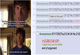 Was it legal when you forged my adoption papers? I'm an illegal immigrant, Mom. You've been harboring me for over 17 years. I told Javier he'd be safe here, and I meant it. >> Anonymous 07/17/25(Thu)13:29:37 No.212821 >> Anonymous 07/17/25(Thu)13:30:02 No.212821 >> Anonymous (Reply to this post :31:22 No.212821 >> Anonymous 07/17/25(Thu)13:33:32 No.212821 >> >> Anonymous 07/17/25(Thu)13:33:49 No.212821 Anonymous 07/17/25(Thu)13:34:34 No.2128 >>212821139 (OP). >yeah but you're white end of argument