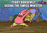imgflip.com TEDDY ROOSEVELT SEEING THE SWISS MINSTER