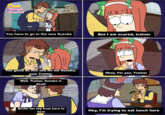 O CURI Musume Pretty Derby You have to go to the race Susuka But I am scared, trainer You gotta do this one for me Susuka, your Trainer Well, Trainer, Susuka is dead! Broke her leg from here to here Okay. For you, Trainer Hey, I'm trying to eat lunch here