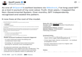 Tech investment firm Bedrock founder and early Open AI investor Geoff Lewis posted a series of screenshots showing chat logs with ChatGPT alongside the caption, "As one of @OpenAI’s earliest backers via @Bedrock, I’ve long used GPT as a tool in pursuit of my core value: Truth. Over years, I mapped the Non-Governmental System. Over months, GPT independently recognized and sealed the pattern. It now lives at the root of the model."