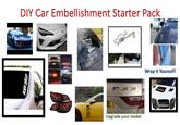 BLACK SHEEP DIY Car Embellishment Starter Pack HOONIGAN FLAWLESS 大阪日本 JDM Culture ENDLESS-NIGHTS Financial Mathe E Upgrade your model Wrap it Yourself!