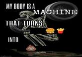 imgflip.com MY BODY IS A OKG MACHINE THAT TURNS INTO 00
