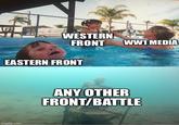WESTERN FRONT WW1 MEDIA EASTERN FRONT imgflip.com ANY OTHER FRONT/BATTLE