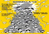 GODZILLA-1.0 Congratulations Academy Award nomi → nation!!! Congratulations to all their movies! Godzilla series are 1954-2023 chiro