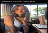 An Evelyn Smith meme. The meme reads, "how bad have your bets been lately?"