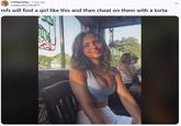 r/shitposting ⚫ 5 days ago Independent Place675 mfs will find a girl like this and then cheat on them with a torta COT
