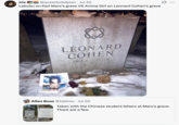 X user @queerbobdylan tweeted, "Labubu on Karl Marx’s grave VS Anime Girl on Leonard Cohen’s grave," gathering over 3,000 likes in three days.