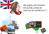 米 We anglos will colonize the world, surely all land can be suited to us ? 米