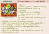 Anonymous BRAP ACCOMPLISHED HAPPY I BEANS BRAP BOY 502 KB PNG 03/24/25(Mon)20:51:27 No.932907133 >>Be me >>Have no plans until the evening >>Eat big leftover steak for breakfast >>Beef gives me terrible gas >>Not going anywhere so no problem >>Later mom says we're going out for lunch >>Oh f---, stomach is already gurgling >>Later at restaurant, sweating and trying to hold it in >>Get up to go to bathroom but start to trip >>Catch myself but the startling made me relax >>Rip huge loud fart >>Run off to bathroom, hear people gag behind me >>Quiet car ride home
