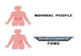 NORMAL PEOPLE WARHAMMER 40,000 FANS