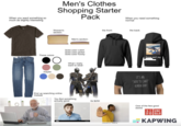 When you want something so much as slightly interesting Men's Clothes Shopping Starter Pack When you need something normal Women's section: Men's section: Solid color t-shirt Solid color jacket Solid color hoody These colors maybe End up searching online instead What I really want to wear: You find something actually good Its $250 alamy the front: the back: shutterstock.com -2244407345 Come wet my IT'S AN "ADD TO CART" KINDA DAY! One of the few good stores 1 UNI □□ QLO KAPWING
