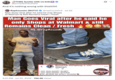 A "quote-tweet":https://knowyourmeme.com/memes/quote-retweets-qrts of a "tweet":https://knowyourmeme.com/memes/sites/twitter-x from @raphousetv2 about a man wearing Avia Walmart shoes and still looking fresh.