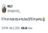 A viral "tweet":https://knowyourmeme.com/memes/sites/twitter-x using the "slang":https://knowyourmeme.com/memes/internet-slang term PWMP from March 2024.