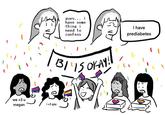 A redraw of the "guys i have something I need to tell you" meme. In the comic a woman confesses she is prediabetic.