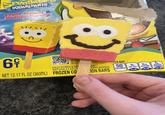SPONS SQUAREPANTS Frui Cotto 69 UK. MAU ACCESS READY FRUIT PUNCH & CO NATURALLY ANDA NET 12.17 FL OZ (360ML) FROZEN CO DY PER BAR LLY FLAVORED 50 0 SAT FAT CALORIES Omg SODIUM 6 ADDED SUGARS 0% DV 0% DV ION BARS 12% Q